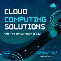 Cloud Computing Solutions Instagram Post Image Preview