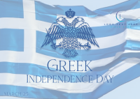 Traditional Greek Independence Day Postcard