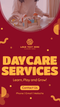 Learn and Grow in Daycare Instagram Story