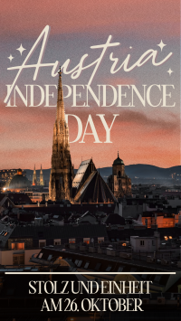 Editorial Austrian Independence Facebook Story Design