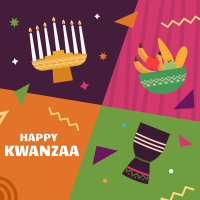 Multicolor Kwanzaa Instagram Post Design