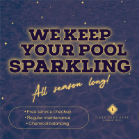 Sparkling Pool Services Instagram Post