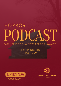 Horror Podcast Poster