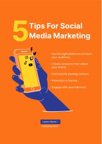 Social Media Hand Flyer