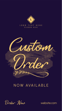 Brush Custom Order TikTok Video