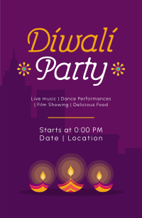 Diwali Celebration Invitation Image Preview