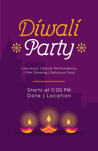 Diwali Celebration Invitation Design