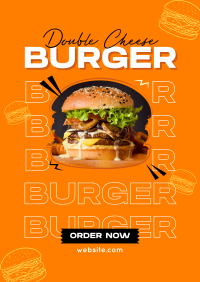 Cheese Burger Restaurant Poster