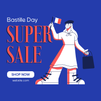 Super Bastille Day Sale Linkedin Post