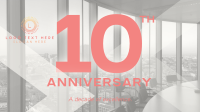 Corporate Company Anniversary Facebook Event Cover