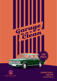 Garage Clean Shower Flyer