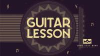 Guitar Lessons Animation