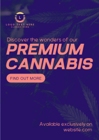 Premium Cannabis Poster