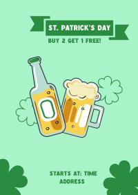 St. Patrick Pub Promo Poster Design