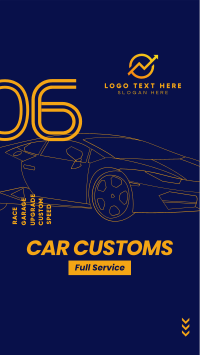 Car Line Instagram Story Design