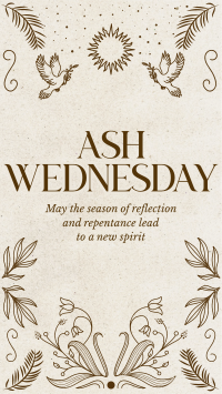 Rustic Ash Wednesday Instagram Reel