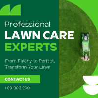 Expert Lawn Care Professional Instagram Post Design