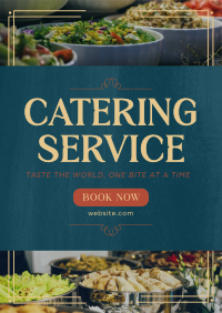 Sophisticated Catering Service Flyer