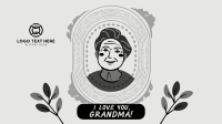 Greeting Grandmother Frame Facebook Event Cover