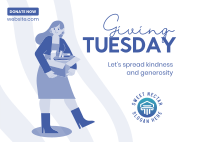 Tuesday Generosity Postcard