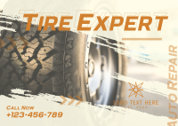 Tires Postcard example 4