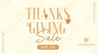 Thanksgiving Autumn Shop Sale Animation