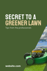 Tips to a Greener Lawn Pinterest Pin