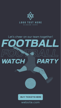 Football Watch Party Instagram Reel Design