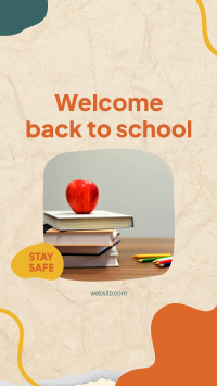 Back To School Books Facebook Story