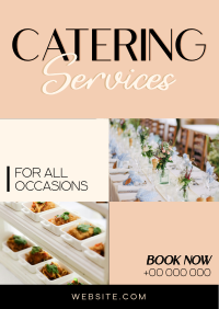 Elegant Catering Service Poster