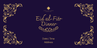 Fancy Eid Dinner Twitter Post