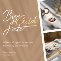 Big Gold Sale Instagram Post