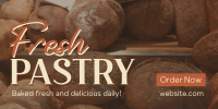 Rustic Pastry Bakery Twitter Post Design