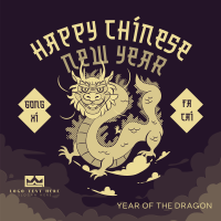 Chinese Dragon Year Instagram Post