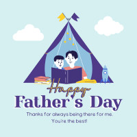 Father & Son Tent Instagram Post Image Preview