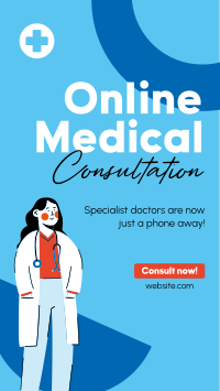 Online Specialist Doctors Instagram Story