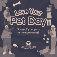 Quirky Pet Love Instagram Post