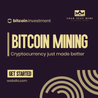 Start Bitcoin Mining Linkedin Post