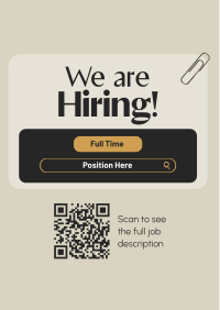 Generic Job Hiring Flyer