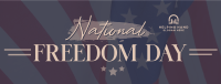 Freedom Day Celebration Facebook Cover