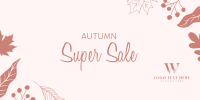 Autumn Super Sale Twitter Post