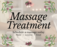 Art Nouveau Massage Treatment Facebook Post