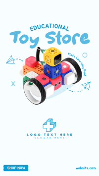 Toy Store Facebook Story example 1