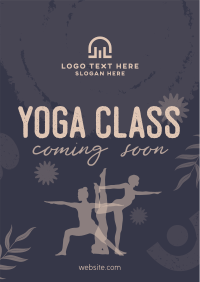 Yoga Class Coming Soon Poster