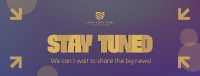 Stay Tuned for Big News Facebook Cover