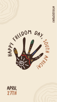 Freedom Day Hand Facebook Story