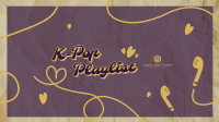 K-Pop Playlist YouTube Banner