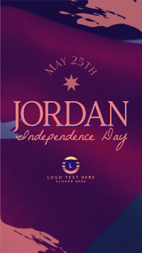 Jordan Independence Flag  Instagram Story