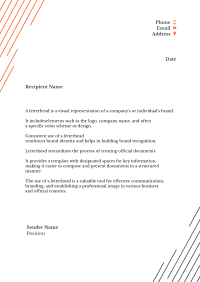 Corporate Strings Letterhead