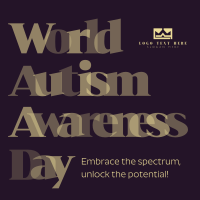 Autism Awareness Linkedin Post